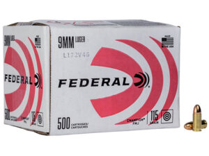 Federal Champion 500 rds 9mm