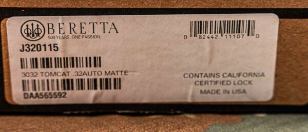 Beretta 3032 Tomcat .32 ACP - Image 4